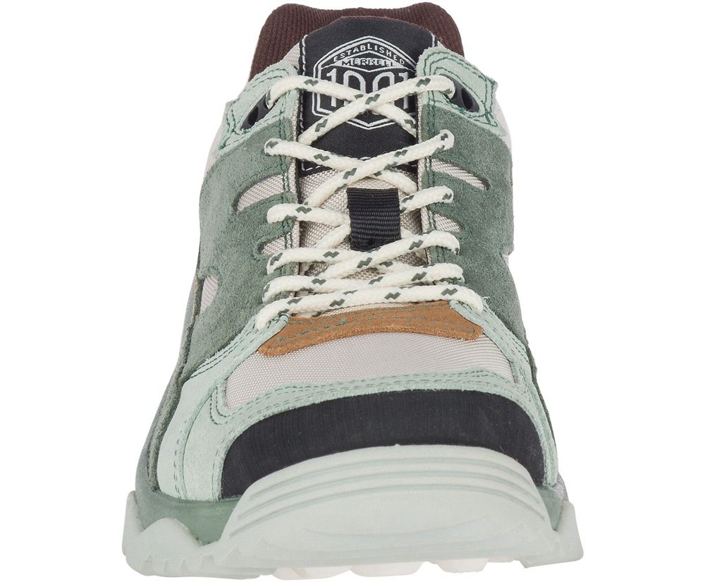 Merrell Sneakers Olive/White - Boulder Range - Womens 86DBYZJFA
